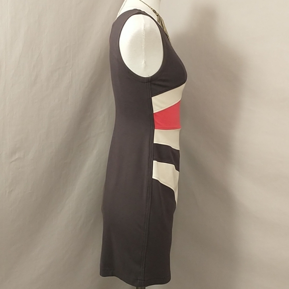 Designer Color Block Bodycon Dress Yoana Baraschi - Picture 3 of 9